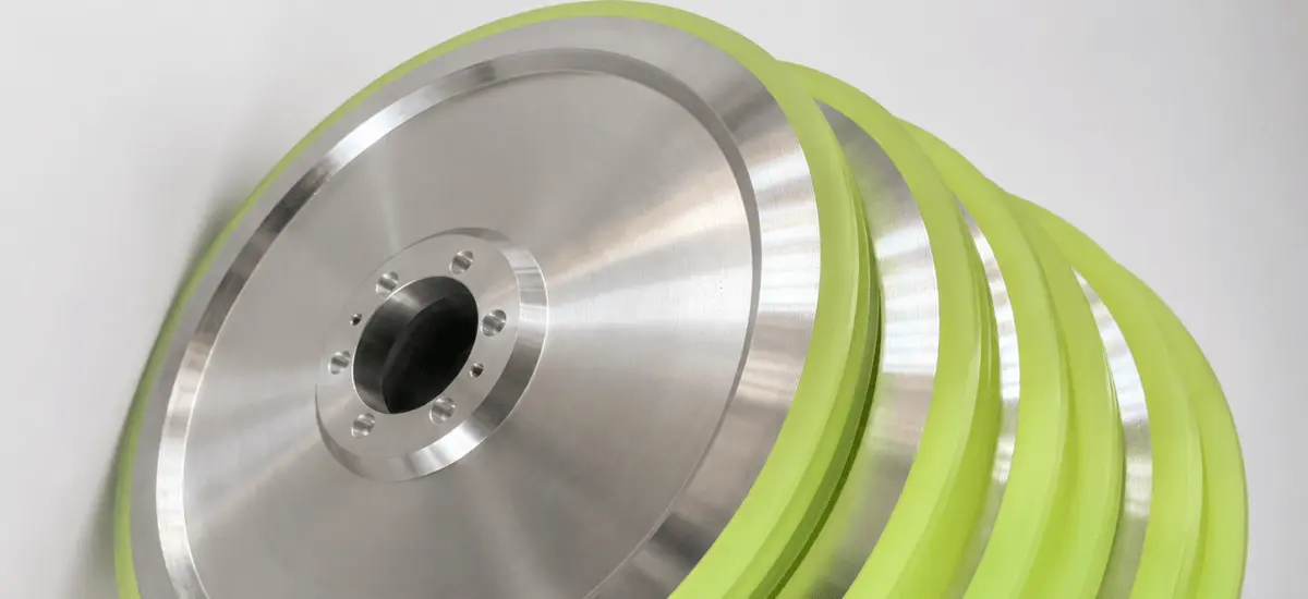 Aluminum Pulley with PU Coating Aluminum Pulley with PU Coating