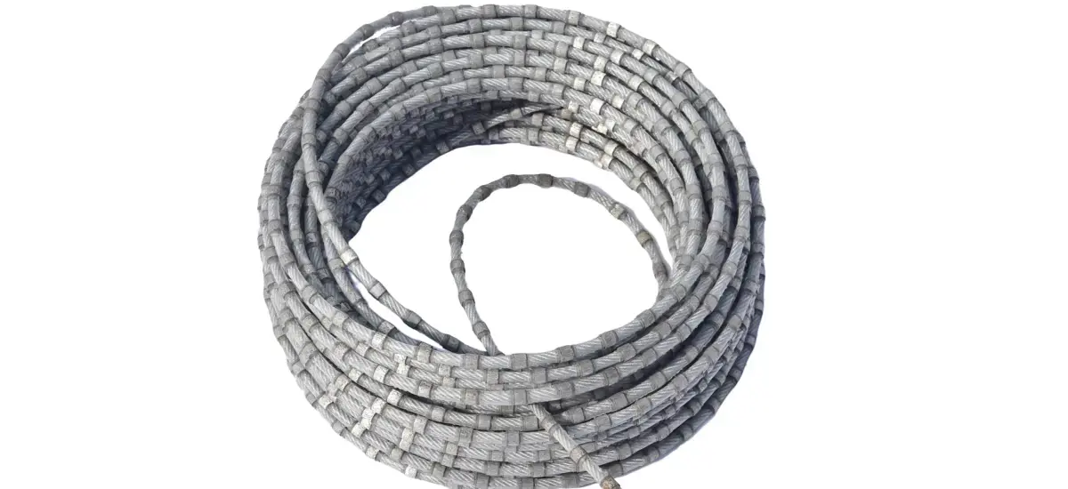 Slab cutting wire saw rope Slab cutting wire saw rope