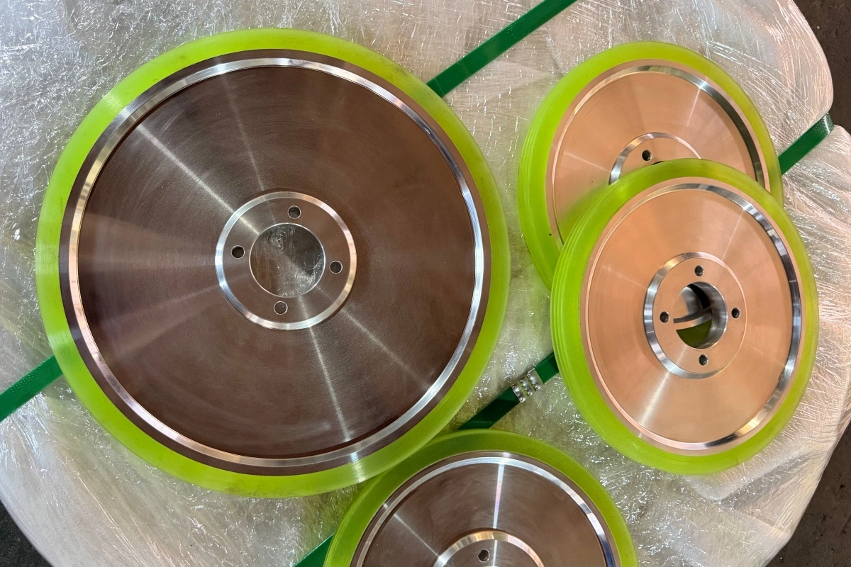 PU Coated Aluminum Wheel PU Coated Aluminum Wheel
