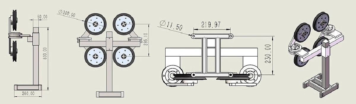 Wire Saw Mounting Frame Wire Saw Mounting Frame