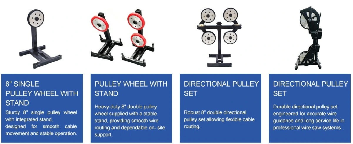 Wire Saw Pulley Parts Wire Saw Pulley Parts