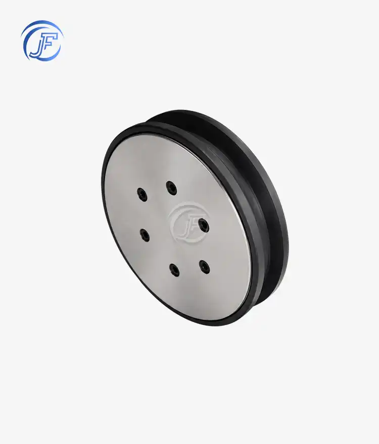 Diamond rope guide pulley